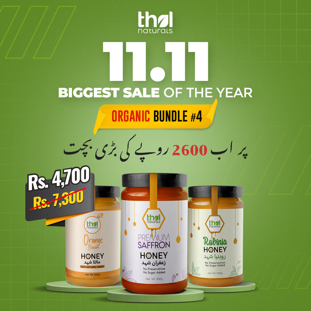 Buy Orange Honey, Saffron Honey & Robinia Honey - Save Rs 2600