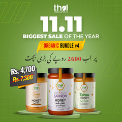 Buy Orange Honey, Saffron Honey & Robinia Honey - Save Rs 2600