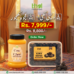 1kg Desi Ghee + 1kg Ajwa