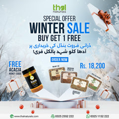 Pista 800g + Almond 1kg + Walnut 1kg + Cashew Nuts 1kg + Free Acacia Honey 500g