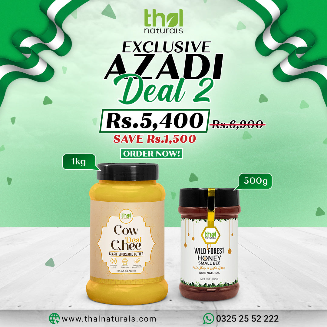 Cow Ghee (1KG) + Small Bee (500G)