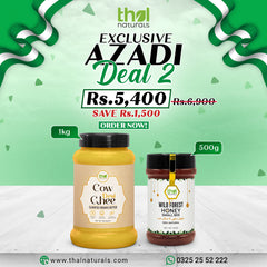 Cow Ghee (1KG) + Small Bee (500G)