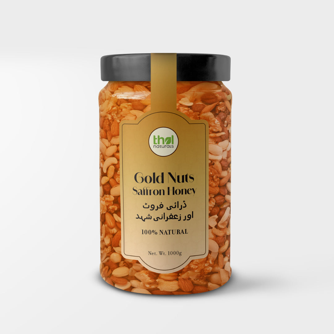 Gold Nuts Saffron Honey