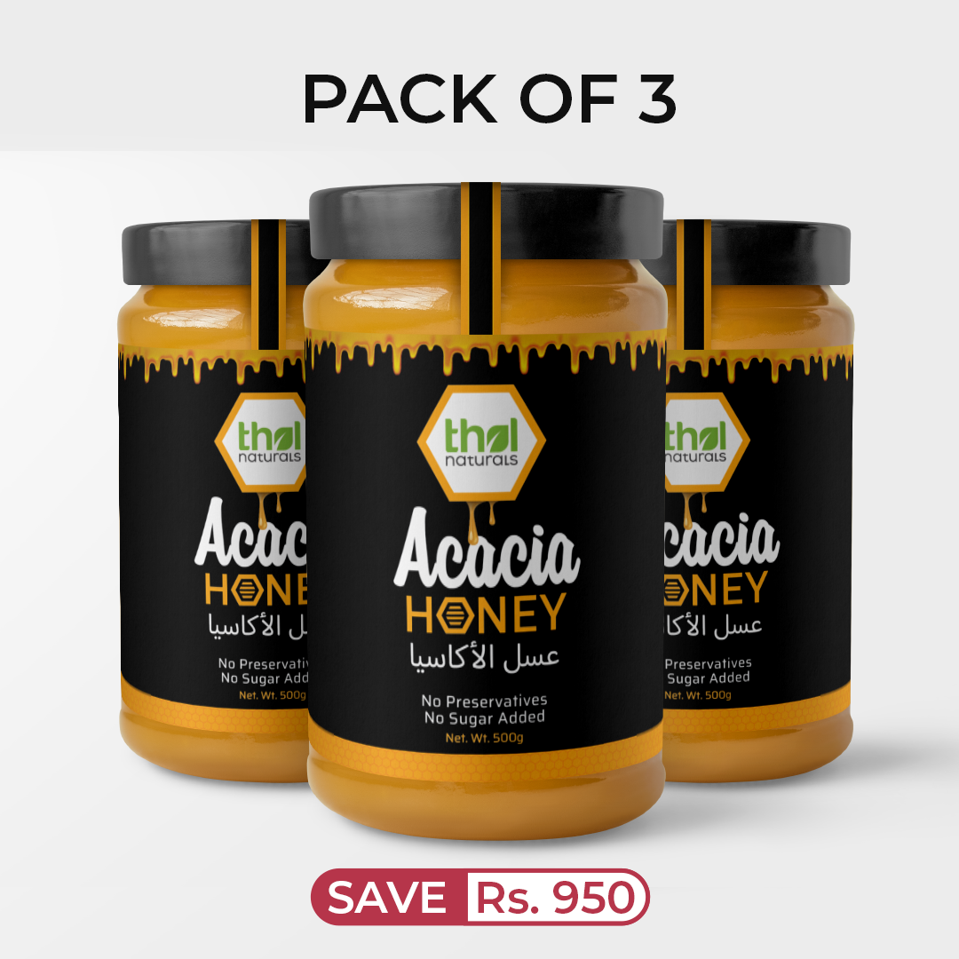 100% Pure Acacia Honey | پھلای شہد