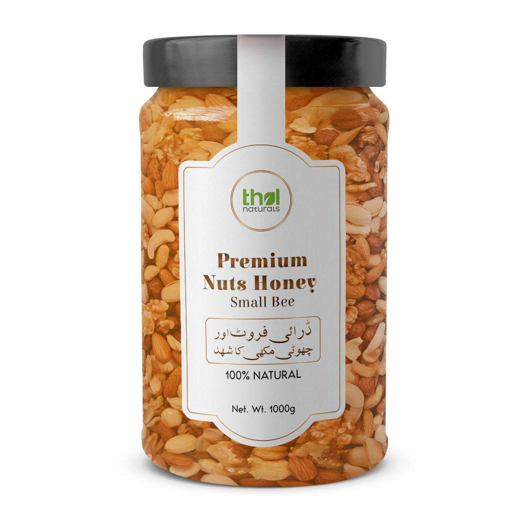 100% Pure Premium Nuts Honey (Small Bee)