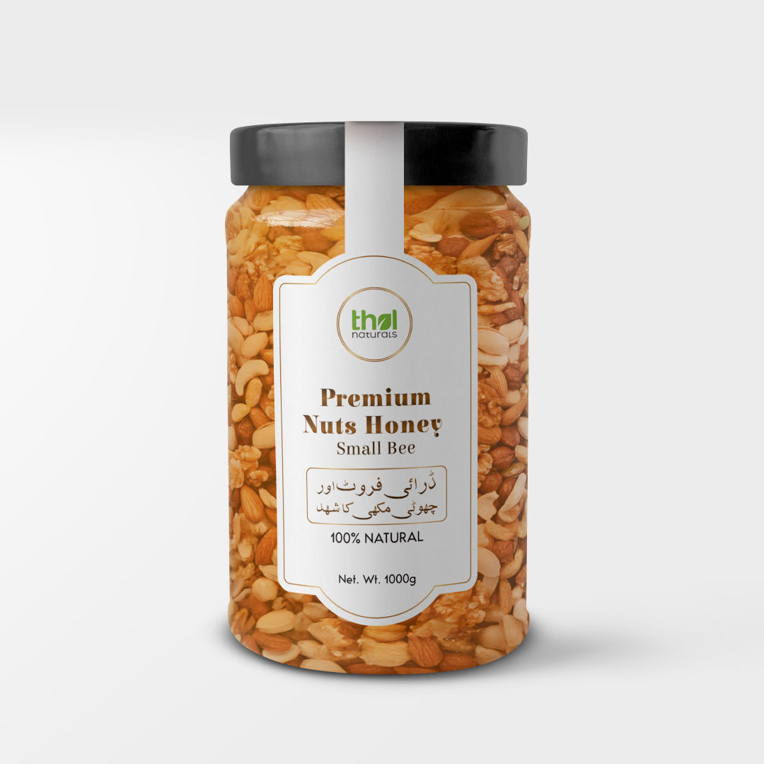 100% Pure Premium Nuts Honey (Small Bee)